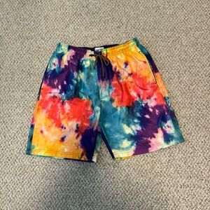 Vibrant Tie-Dye Men's Swim Shorts